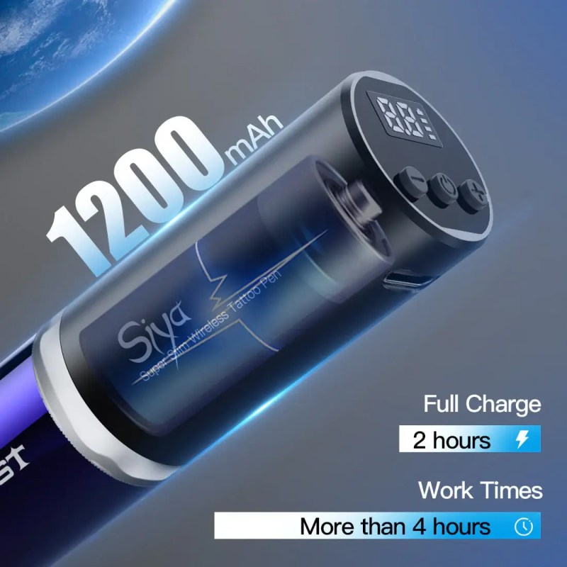 Maszynka do tatuażu MAST Siya Green Gradient - obrazek 4