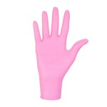 Rękawice nitrylowe NITRYLEX Pink S 100szt - obrazek 2