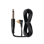 Kabel do maszynek i zasilaczy RCA-JACK Black