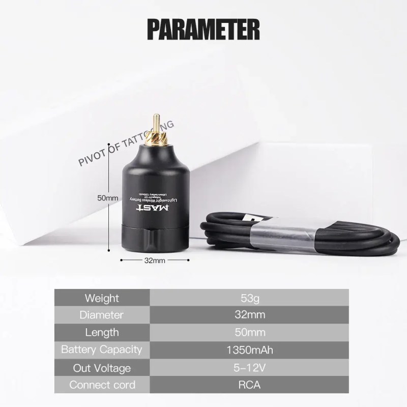 Zasilacz bezprzewodowy MAST T1 RCA - obrazek 3