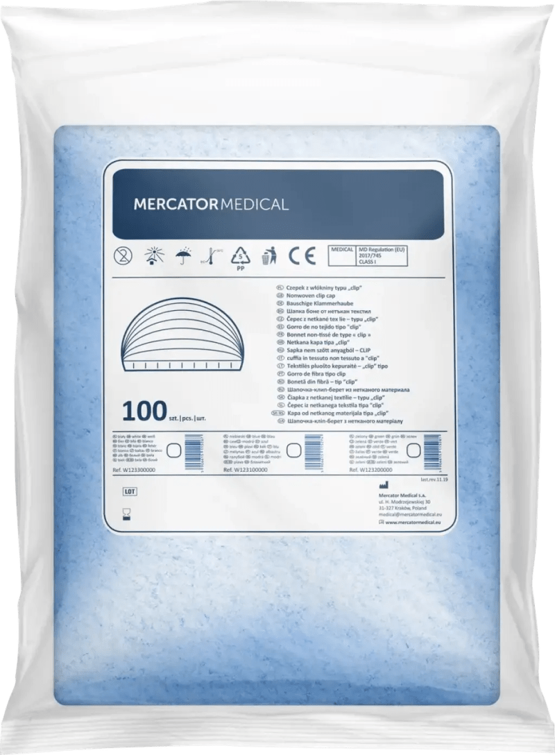 Czepek z włókniny typu clip - obrazek 2