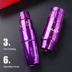 Maszynka do tatuażu MAST Tour Wireless Purple - obrazek 5