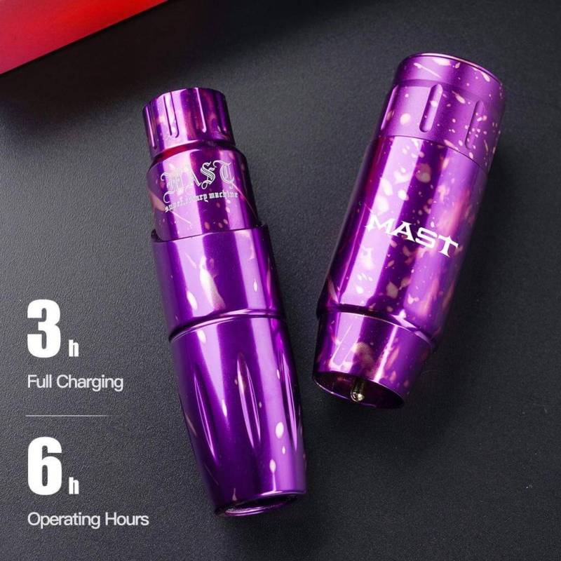 Maszynka do tatuażu MAST Tour Wireless Purple - obrazek 5