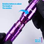 Maszynka do tatuażu MAST Tour Wireless Purple - obrazek 3