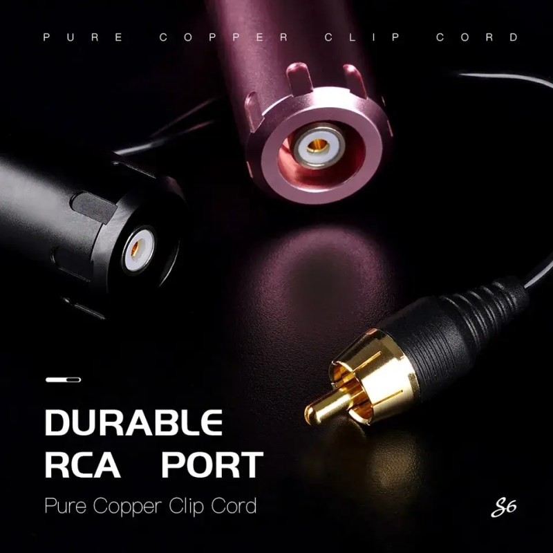 Maszynka do tatuażu DRAGONHAWK S6 Pink - obrazek 3