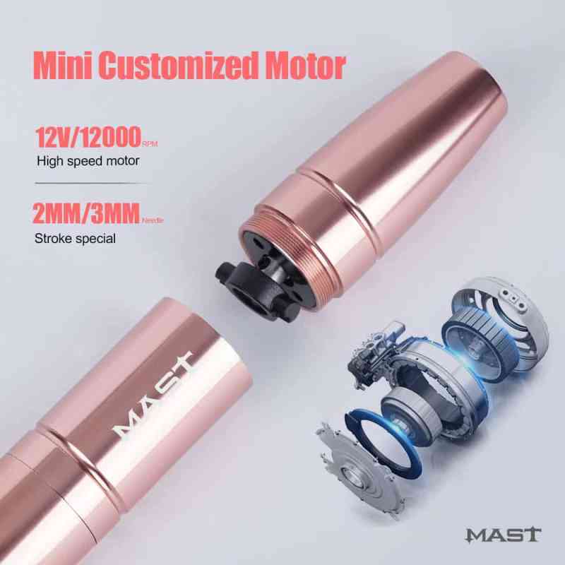 Maszynka do tatuażu MAST Magi Rose Gold - obrazek 2