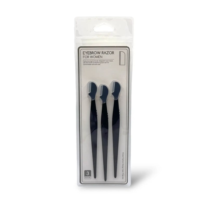 Trymer Nożyk do regulacji brwi 3szt - obrazek 4