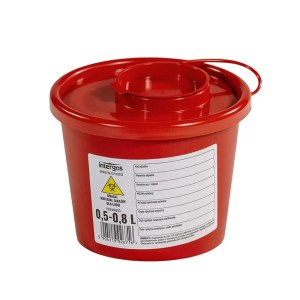 Pojemnik na odpady medyczne INTERGOS 0,5-0,8L