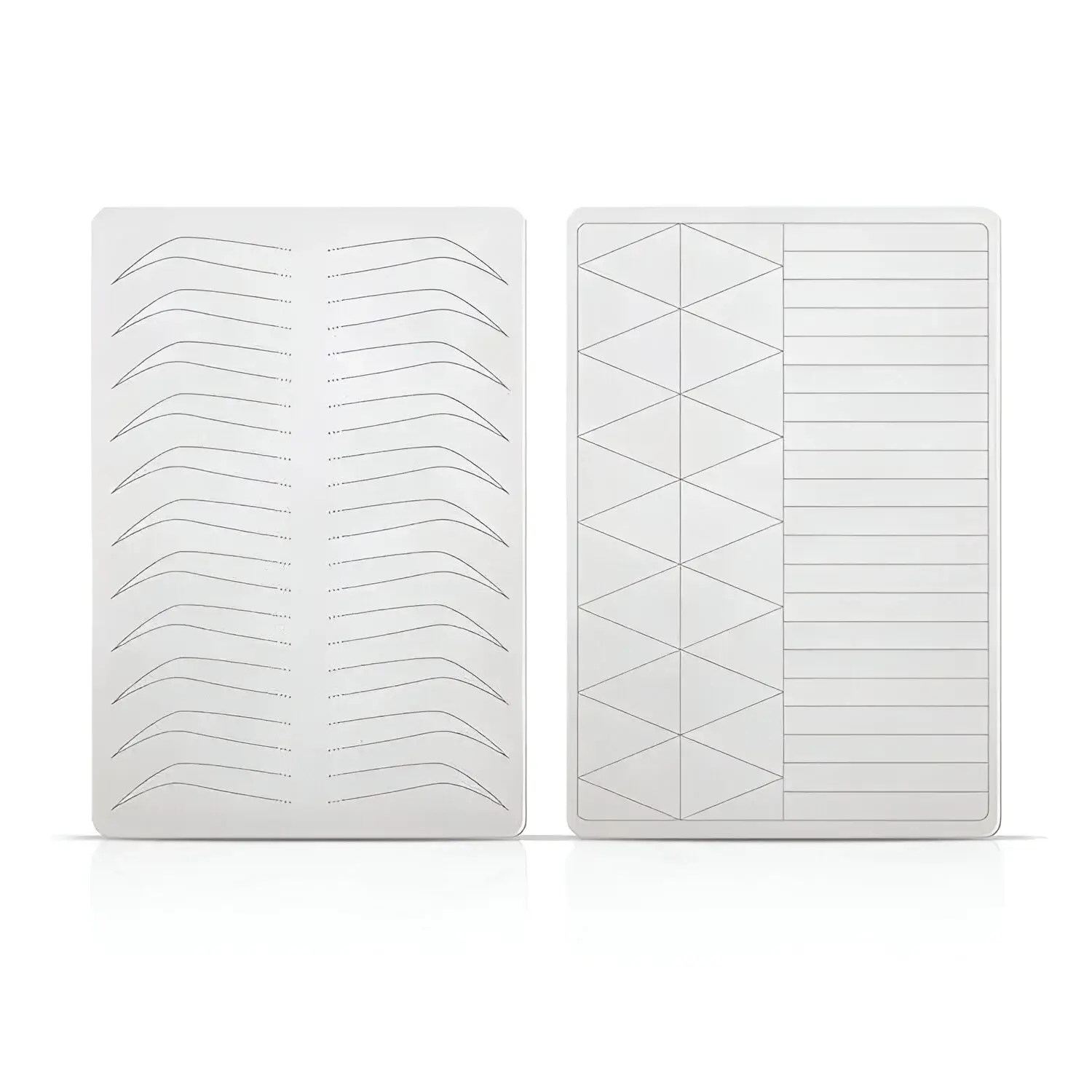 Sztuczna skórka A5 biała dwustronna brwi srebrne Sztuczna skórka biała dwustronna brwi srebrne A5 - obrazek 1