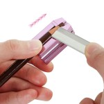 Temperówka do kredki z nitką 4w1 Różowa - obrazek 3