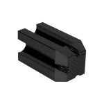 Temperówka do kredki z nitką 4w1 Czarna