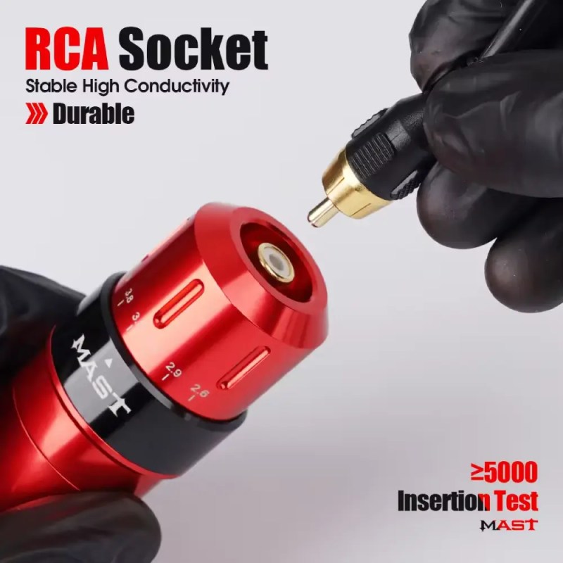 Maszynka do tatuażu MAST Flip Rotary Purple Gradient - obrazek 3