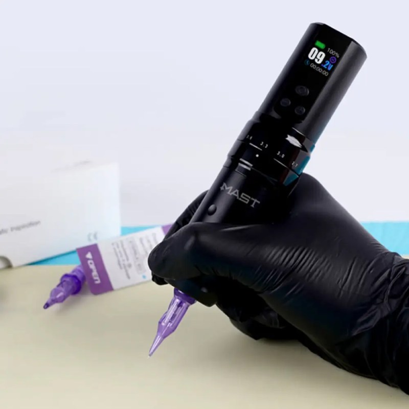 Maszynka do tatuażu MAST FOLD 2 PRO Black - obrazek 6