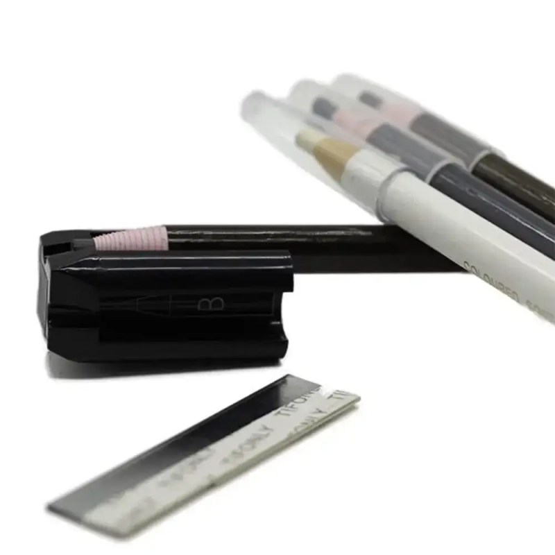 Nożyk do ostrzenia kredek samoobierających 10szt - obrazek 2